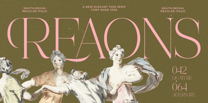 Reaons Font Poster 1