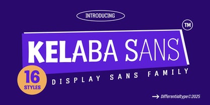 Kelaba Sans Font Poster 1