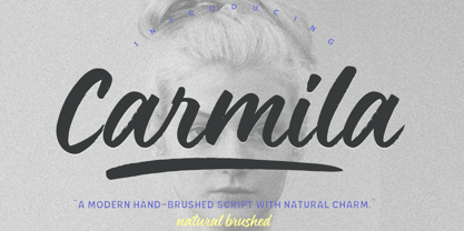 Carmila Font Poster 1