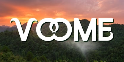 Voome Font Poster 1