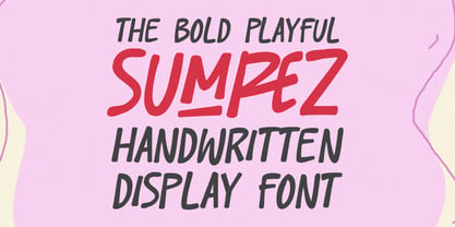 MC Sumrez Font Poster 1