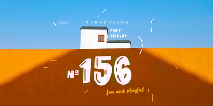 No. 156 Font Poster 1