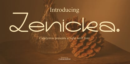Zenicka Font Poster 1