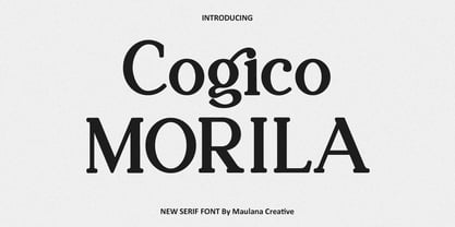 MC Cogico Morila Font Poster 1