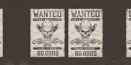 Black Timber Font Poster 4