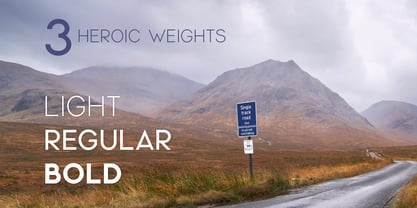 Glen Etive Font Poster 4