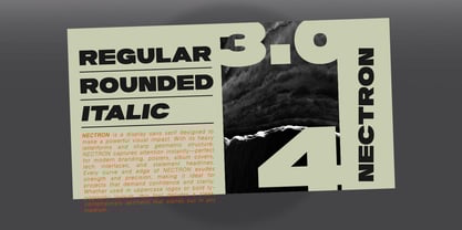 Nectron Font Poster 7