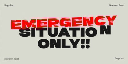 Nectron Font Poster 6