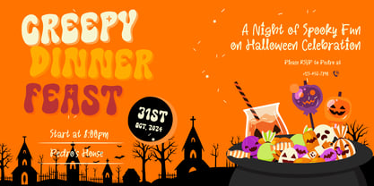 Retro Witch Font Poster 3