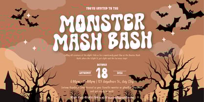 Retro Witch Font Poster 4