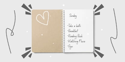 Junior High Handwriting Font Poster 7