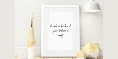 Junior High Handwriting Font Poster 5