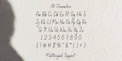 Junior High Handwriting Font Poster 9