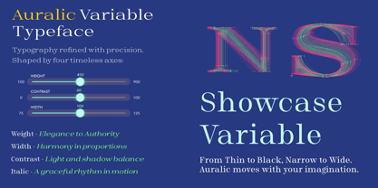 Auralic Font Poster 5