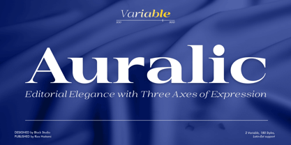 Auralic Font Poster 1