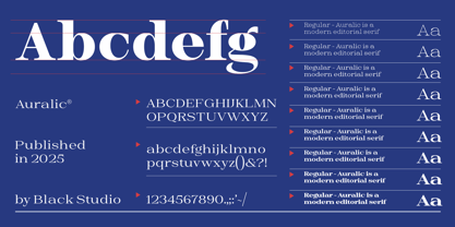 Auralic Font Poster 3
