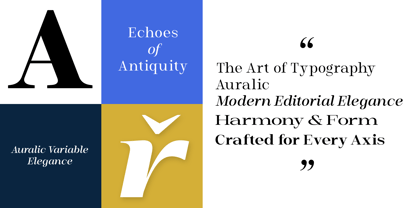 Auralic Font Poster 6