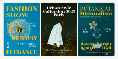 Auralic Font Poster 11