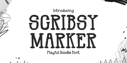 Scribsy Marker Font Poster 1
