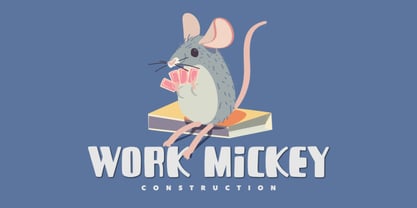 Black Mickey Font Poster 3