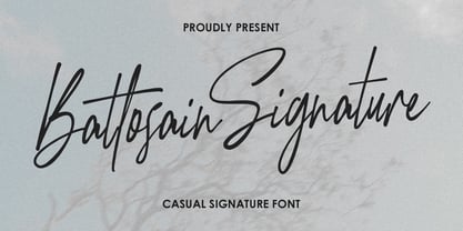 MC Battosain Font Poster 1