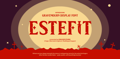 Estefit Font Poster 1