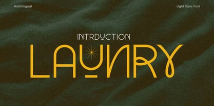 Launry Font Poster 1