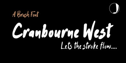Cranbourne west Font Poster 1