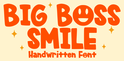 Big Boss Smile Font Poster 1