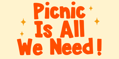 Big Boss Smile Font Poster 2