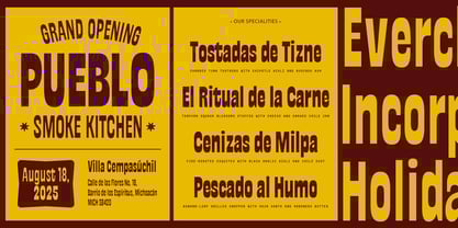 GW Quetaro Pro Font Poster 6