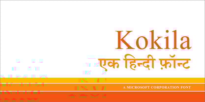 Kokila Font Poster 1