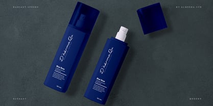 Radiant Sphere Font Poster 6