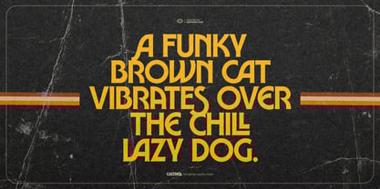 Castrell Font Poster 2