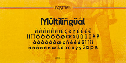 Castrell Font Poster 7