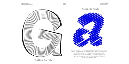 Gathia Sans Font Poster 10