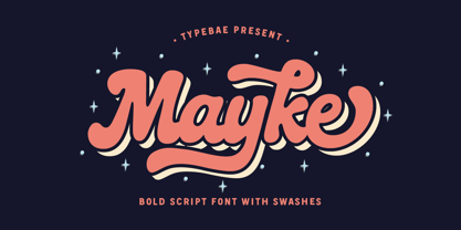 Mayke Font Poster 1