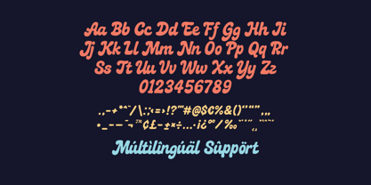 Mayke Font Poster 8