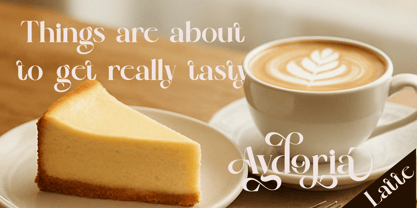 Aydoria Font Poster 4