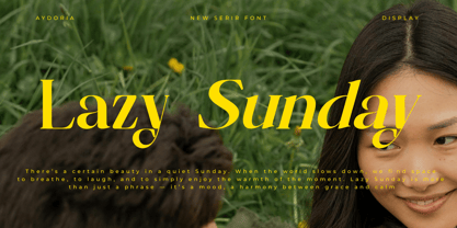 Aydoria Font Poster 6