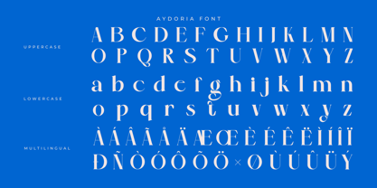 Aydoria Font Poster 9