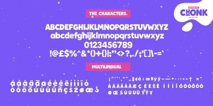 Chonk Font Poster 7
