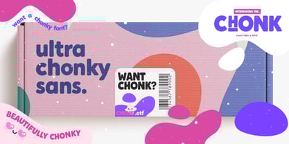 Chonk Font Poster 3