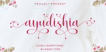 Ayudishia Font Poster 1