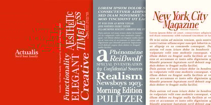 Actualis Font Poster 5