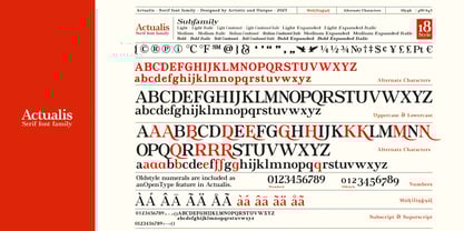 Actualis Font Poster 4