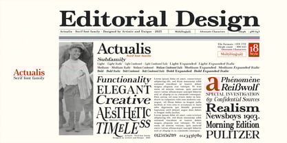 Actualis Font Poster 6