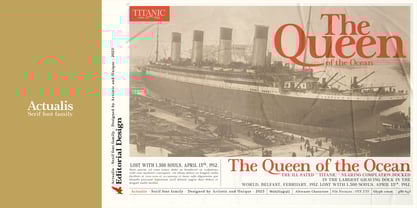 Actualis Font Poster 13