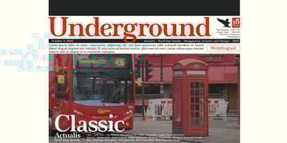 Actualis Font Poster 10