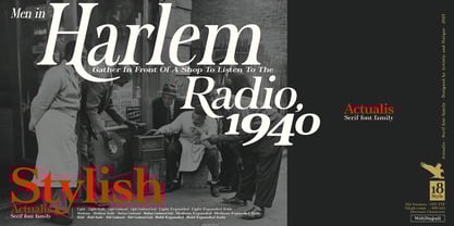 Actualis Font Poster 12